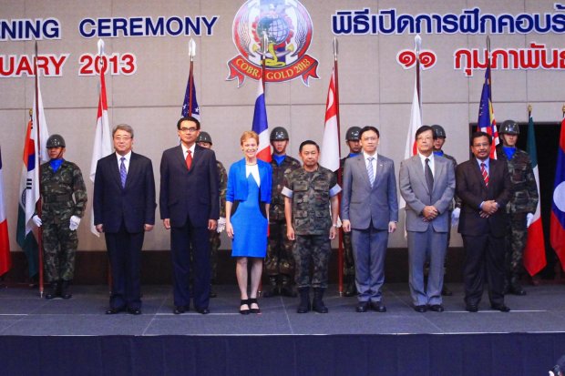 เปิดการฝึกคอบร้าโกลด์ประจำปี 2013 ณ ประเทศไทย