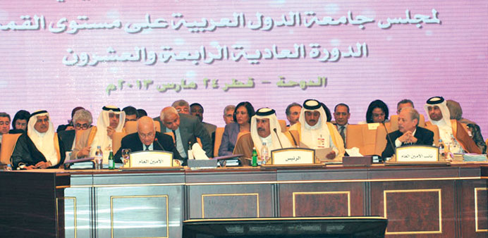 ที่ประชุมรัฐมนตรีว่าการกระทรวงการต่างประเทศอาหรับหารือเกี่ยวกับปัญหาของซีเรีย