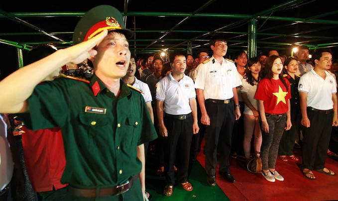 พิธีรำลึกครบรอบ 58 ปีวันก่อตั้งกองทัพเรือประชาชนเวียดนาม