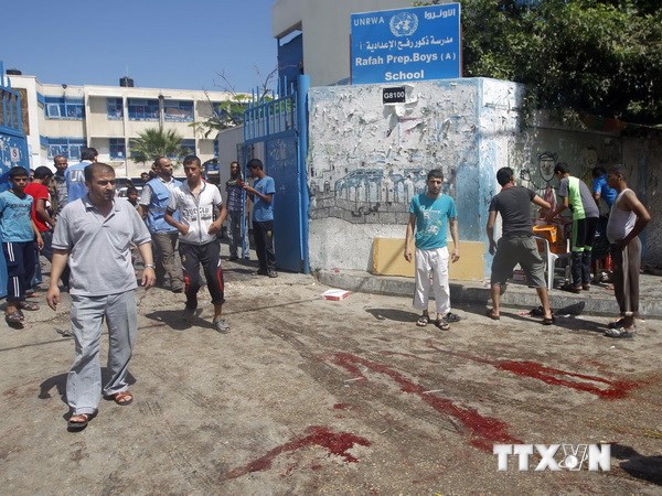 อิสราเอลโจมตีทางอากาศใส่โรงเรียนของสหประชาชาติ