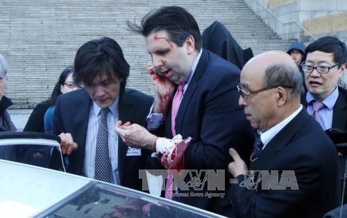 เปียงยางปฏิเสธข้อกล่าวหาว่า อยู่เบื้องหลังเหตุคนร้ายทำร้ายเอกอัครราชทูตสหรัฐประจำสาธารณรัฐเกาหลี