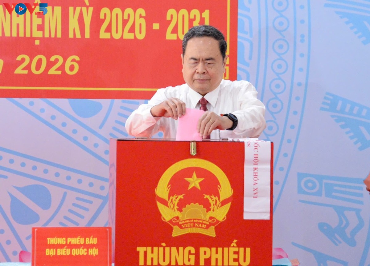 ประธานสภาแห่งชาติ เจิ่นแทงเหมิน ส่งสารถึงผู้มีสิทธิ์เลือกตั้งทั่วประเทศ