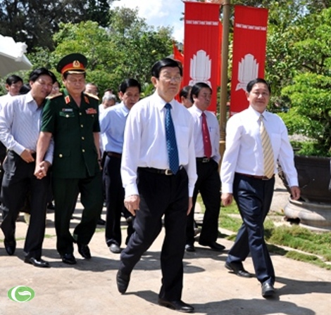 Presidente vietnamita visita provincia sureña de Đồng Tháp