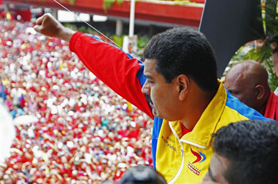 Nicolás Maduro presenta su candidatura para la presidencia de Venezuela