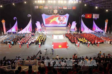 Inauguran los quintos Juegos Estudiantiles del Sudeste Asiático en Hanoi