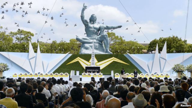 Japón conmemora 68 años del lanzamiento de bomba atómica en Nagasaki