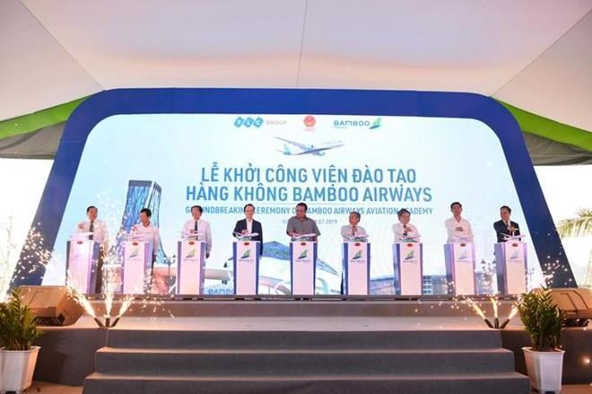 Bamboo Airways empieza a construir su primer centro de entrenamiento aeronáutico en Vietnam