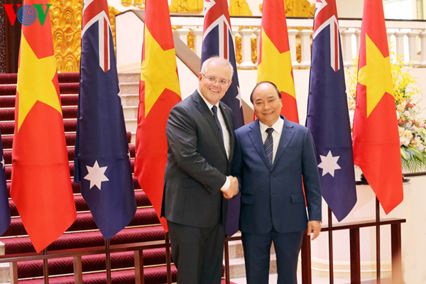 Primer ministro de Vietnam se reúne con su homólogo australiano