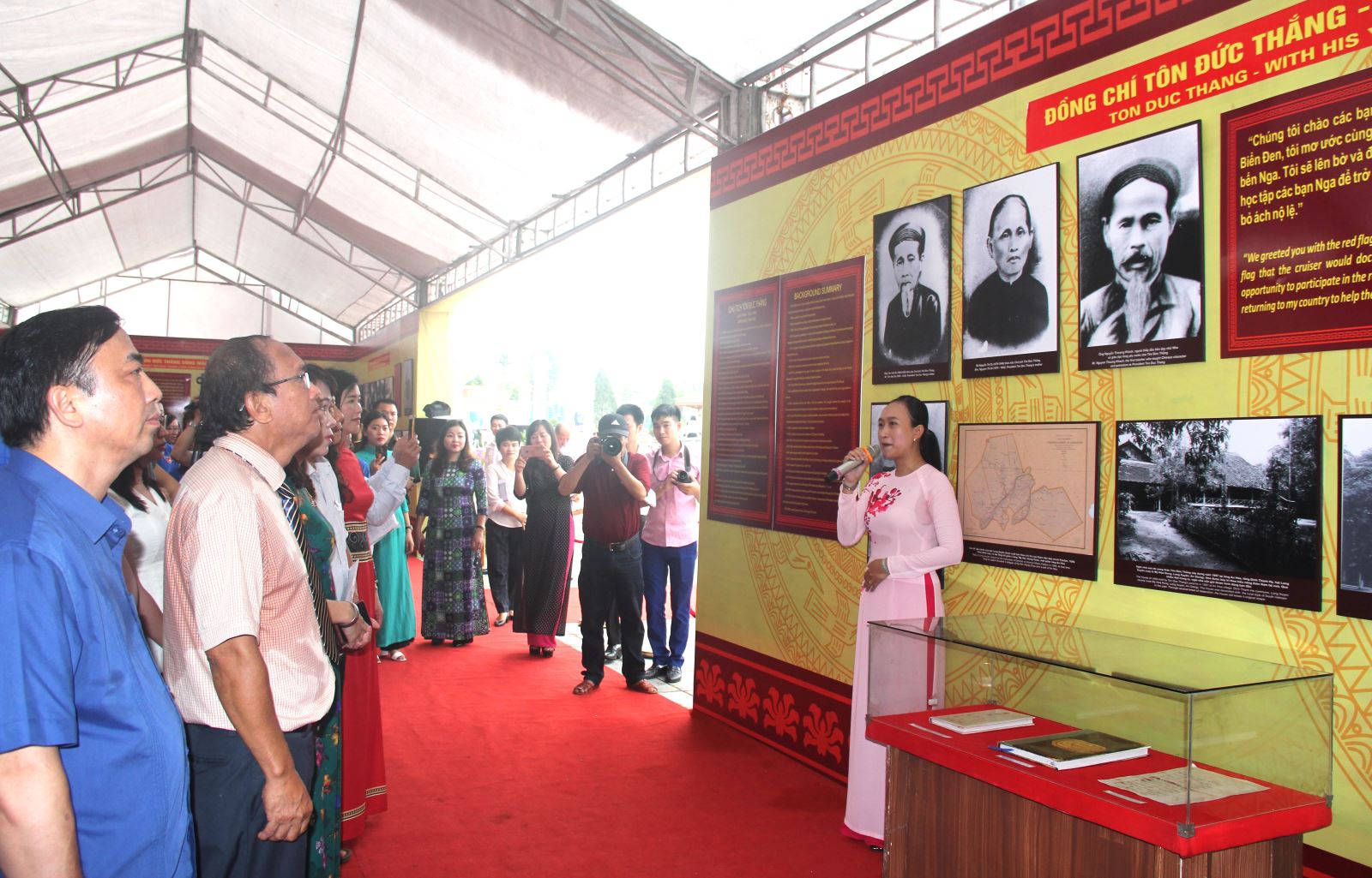 Inauguran exposición sobre los aportes del presidente Ton Duc Thang a la Revolución vietnamita