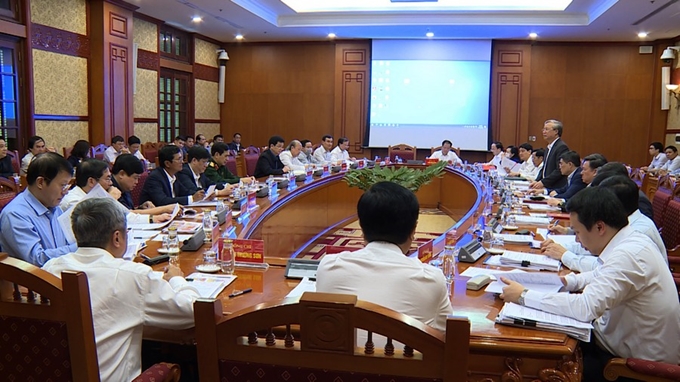 Debaten medidas de seguridad y sanidad para el XIII Congreso Nacional del Partido Comunista de Vietnam