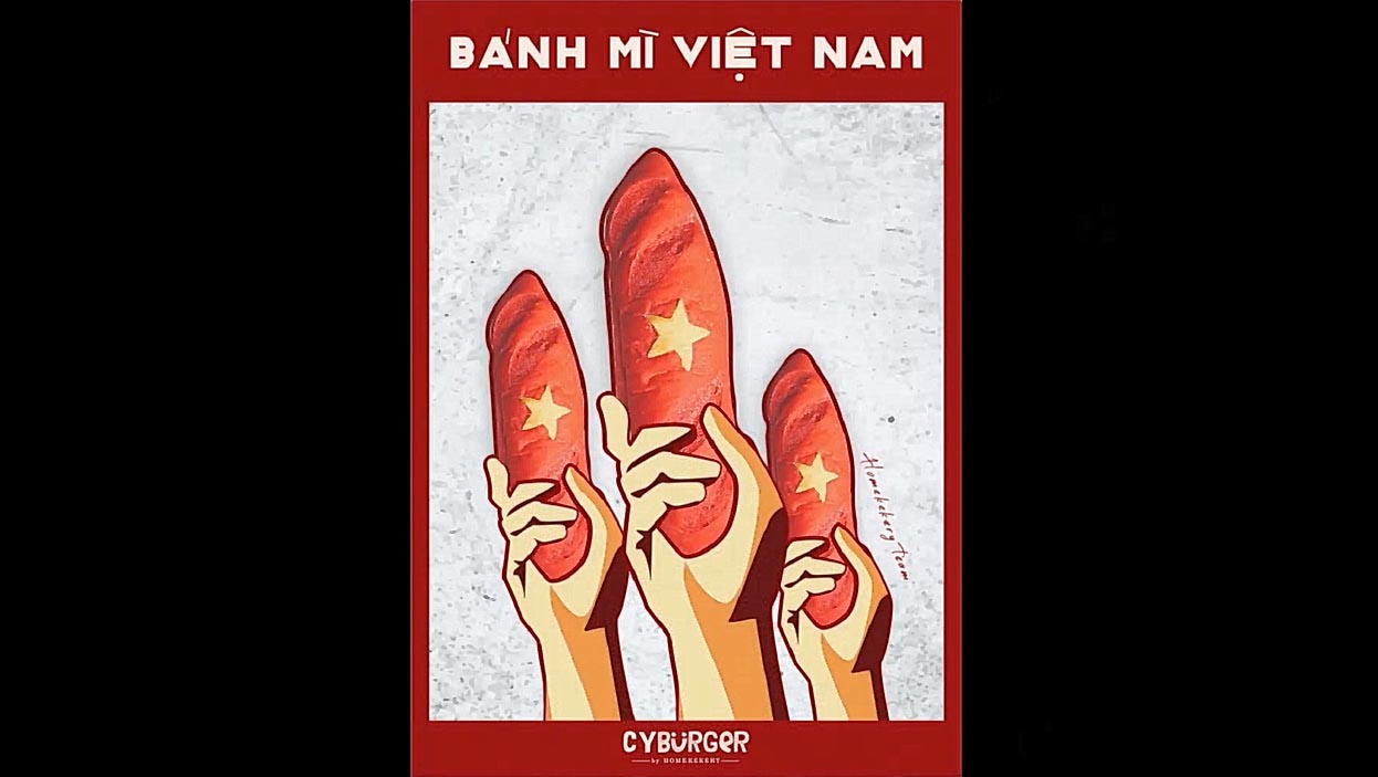 El “banh mi Patria”, una curiosa muestra del patriotismo en Vietnam