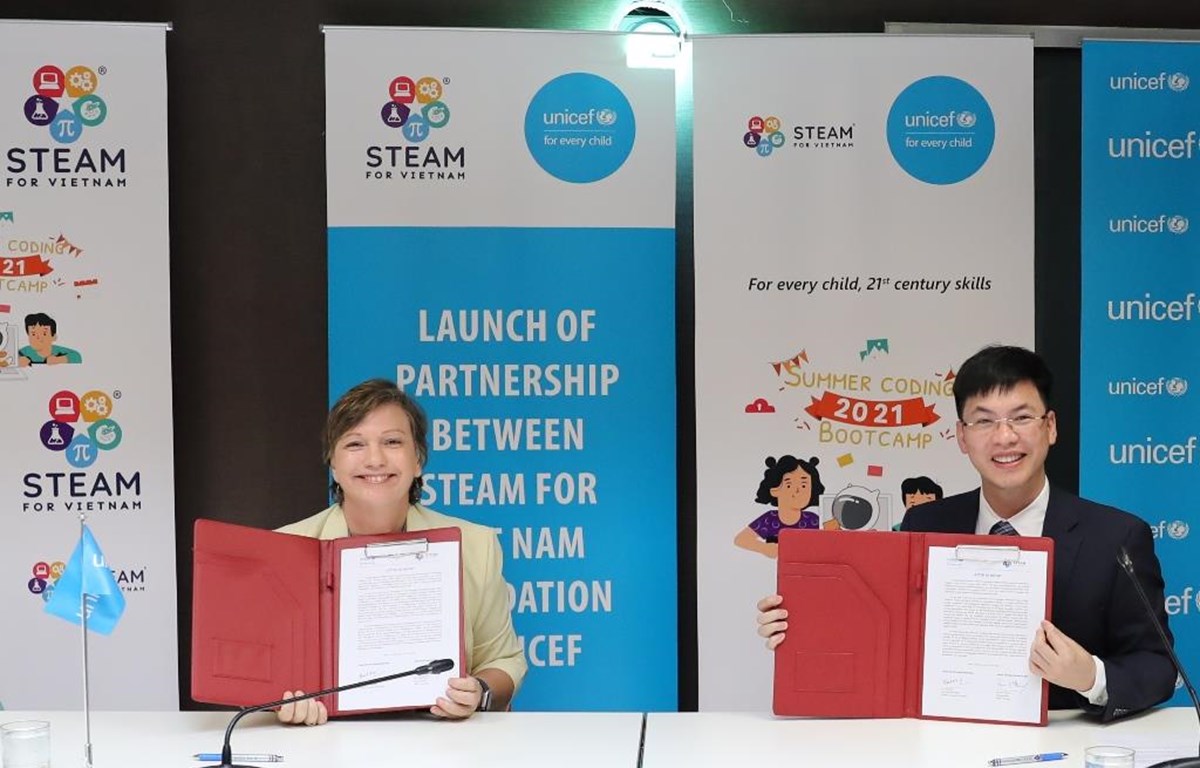 Unicef apoya la mejora del conocimiento y las habilidades digitales de los niños vietnamitas