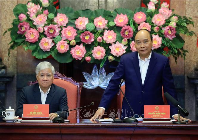 Fortalecimiento de la cooperación entre el jefe de Estado y el Frente de la Patria de Vietnam