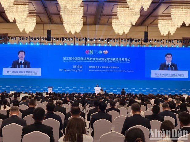 Vietnam asiste a la Tercera Feria Internacional de Bienes de Consumo de China