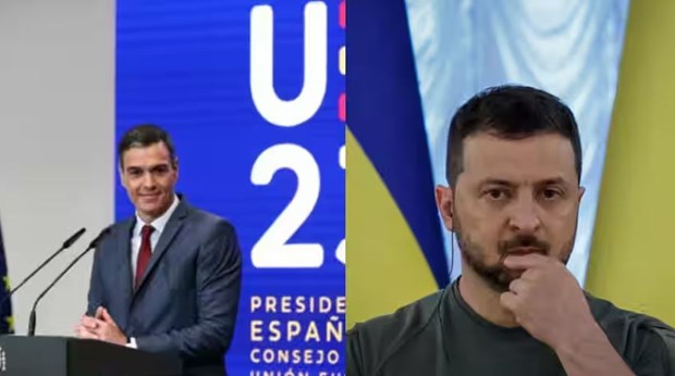 El Presidente del Gobierno de España visita Kiev en el inicio de la presidencia española de la UE