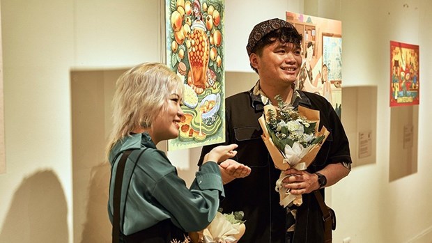 El arte culinario de Vietnam realza en una exposición de ilustraciones