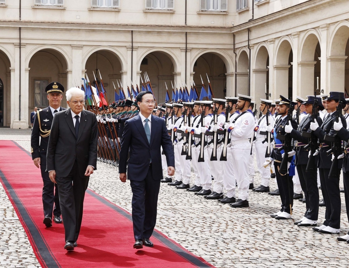 Presidente de Vietnam concluye visita a Italia y el Vaticano