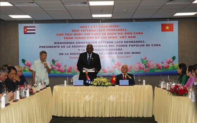 Presidente del Parlamento de Cuba desarrolla agenda en Ciudad Ho Chi Minh
