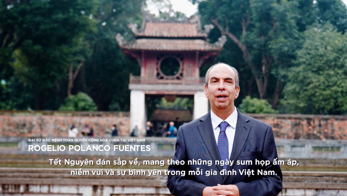 Mensaje del Embajador de Cuba al pueblo vietnamita con motivo del Año Nuevo Lunar 2026