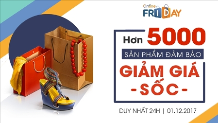 Más de 5 mil productos vietnamitas vendidos a precio razonable en el evento Online Friday 2017