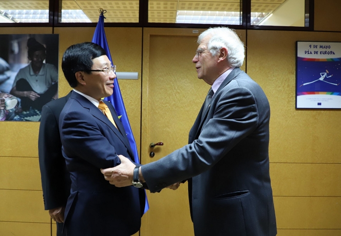 Vietnam y Unión Europea promueven relaciones de cooperación integral