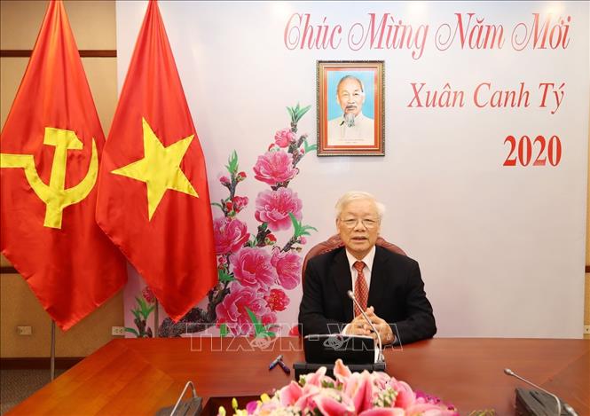 Máximo líder político de Vietnam felicita al pueblo chino en ocasión del Año Nuevo Lunar 2020