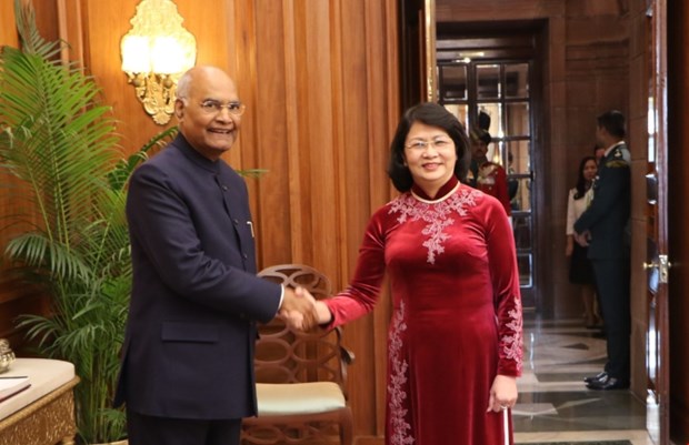 Vicepresidenta vietnamita se reúne con mandatario indio en Nueva Delhi