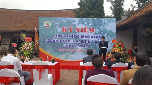 Celebran el 15º aniversario de la Reliquia Nacional de Duong Lam