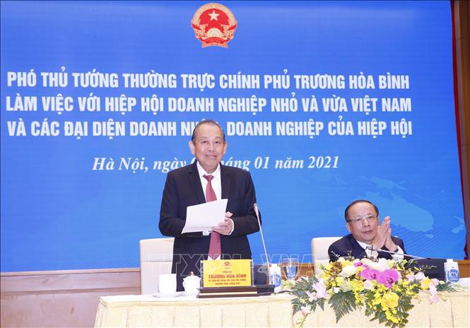 Viceprimer ministro de Vietnam valora papel de las pymes en el desarrollo nacional