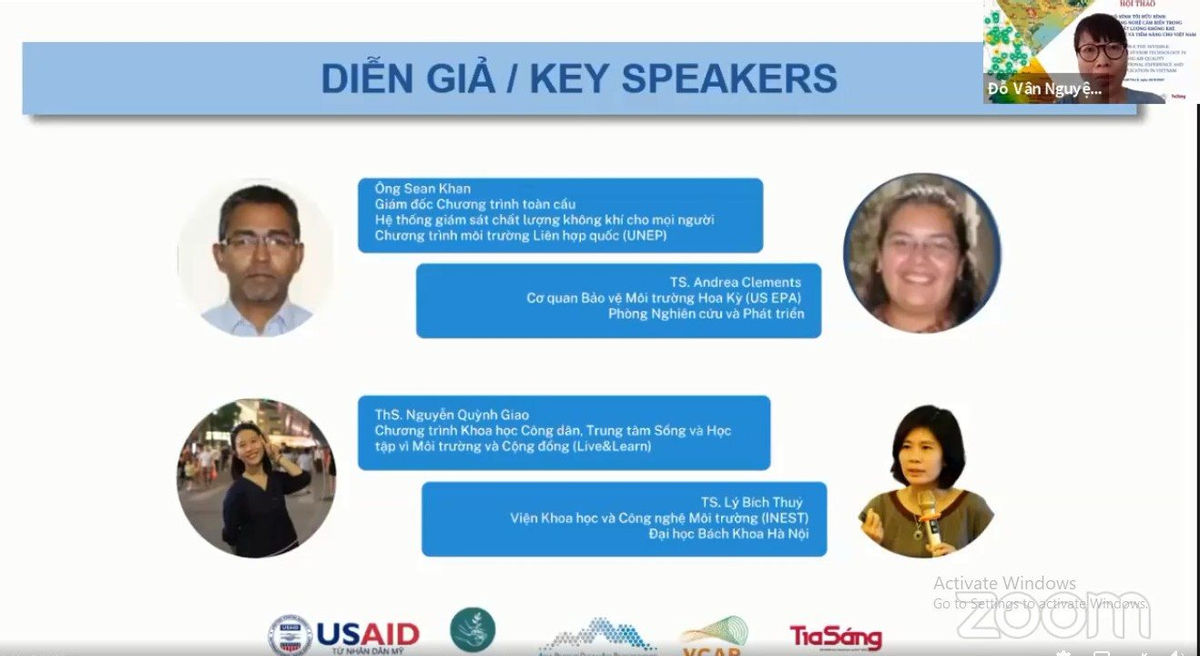 Seminario virtual sobre la aplicación de tecnología de sensores en el monitoreo de la calidad del aire