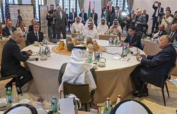 Se tratan temas de seguridad en Medio Oriente en la Cumbre de Néguev en Israel