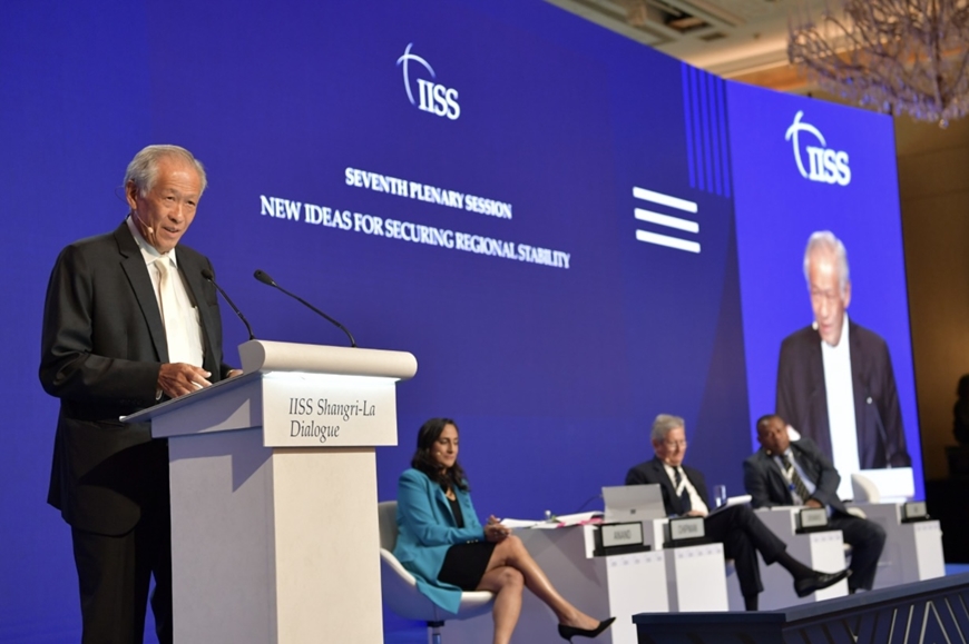 Inauguran el Diálogo de Shangri-La en Singapur