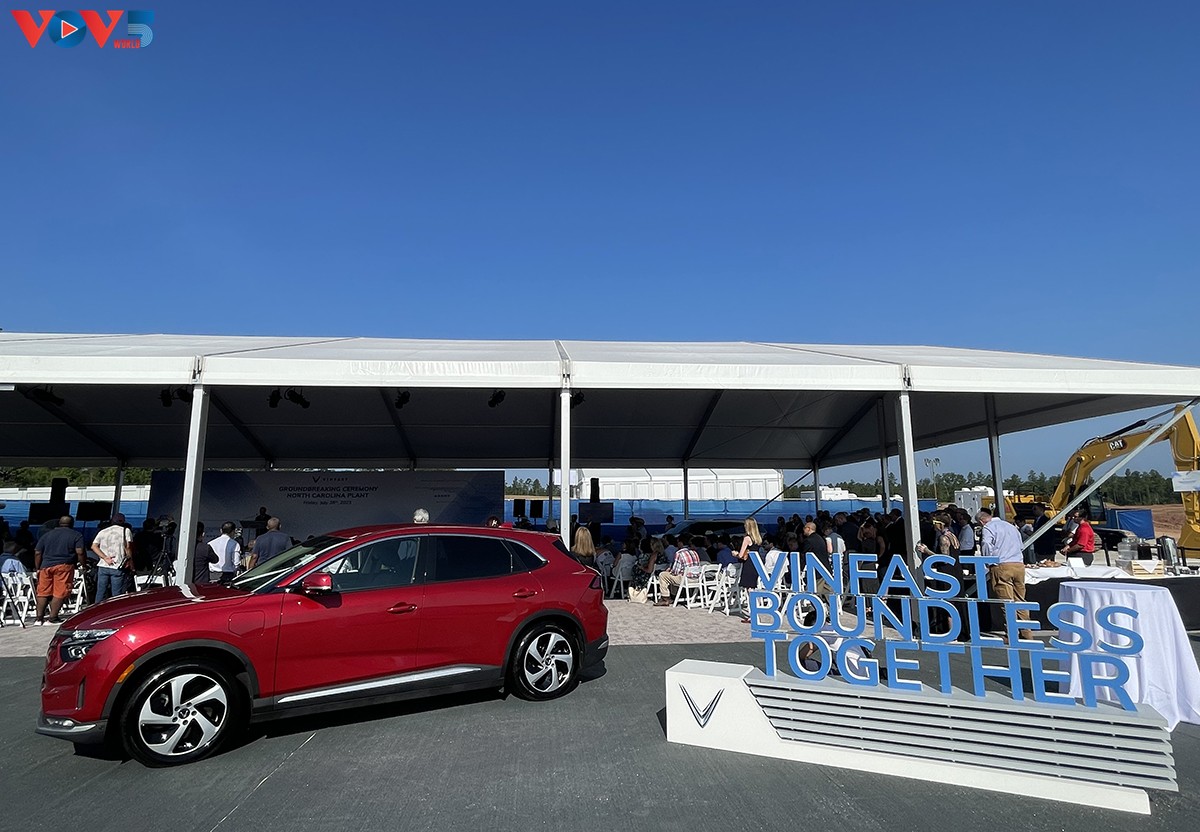VinFast abre fábrica de vehículos eléctricos en Estados Unidos