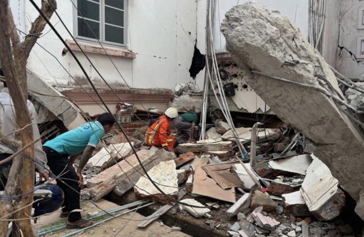 Aumenta el número de víctimas por los terremotos en Myanmar y Tailandia