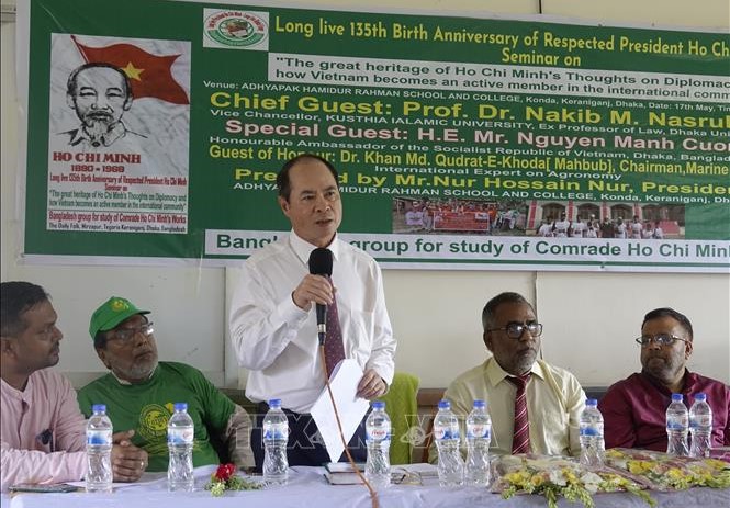 Realizan seminario sobre el Presidente Ho Chi Minh en Bangladesh