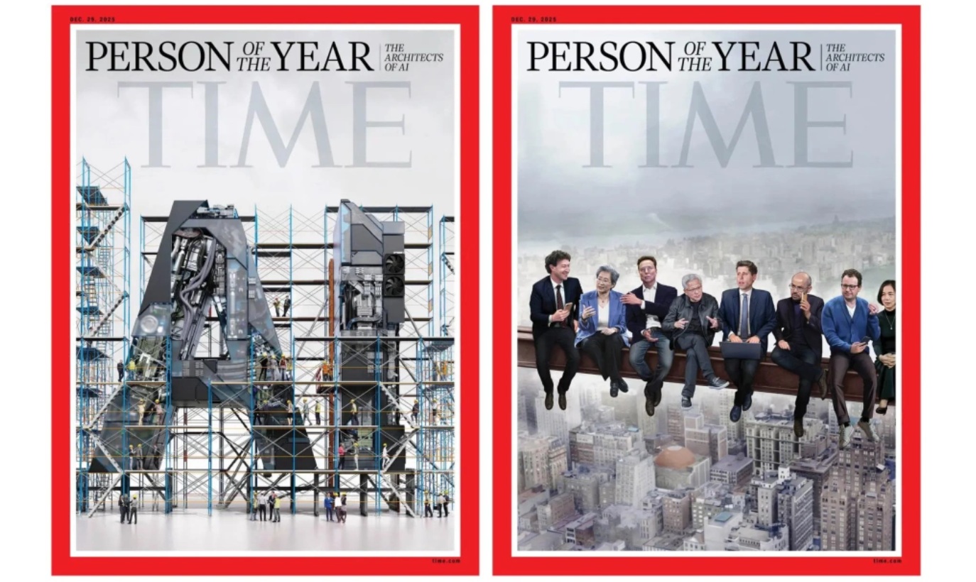 Los arquitectos de la IA nombrados Persona del Año 2025 por Time