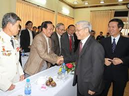 Sekretaris Jenderal Komite Sentral Partai Komunis Vietnam Nguyen Phu Trong berkunjung di propinsi Binh Dinh