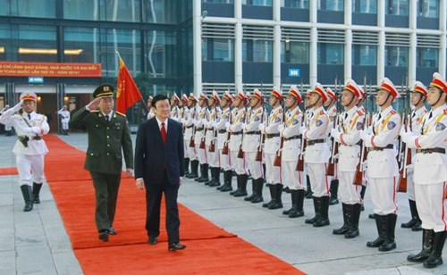 Presiden VN, Truong Tan Sang menghadiri Konferensi Nasional ke-7 Keamanan Pubik Rakyat
