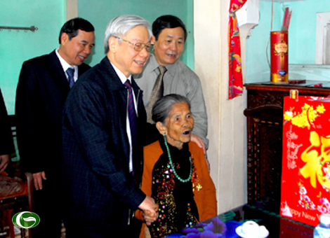 ການນຳພັກ, ລັດ ຢ້ຽມຢາມ, ອວຍພອນປີໃໝ່ທ້ອງຖີ່ນຕ່າງໆ