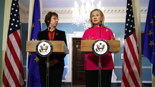 ອາເມລິກາ ແລະ ອີຢູ ມີຄວາມປະເອີບໃຈກ່ຽວກັບການ ເຊື່ອມຕໍ່ການເຈລະຈານິວເຄຼຍ ກັບອີຣານ