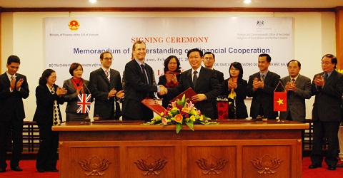 ການຮ່ວມມືດ້ານການເງິນລະຫວ່າງຫວຽດນາມ ແລະ ອັງກິດ