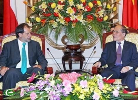 ທ່ານປະທານສະພາສູງຈີເລ ສິ້ນສຸດການຢ້ຽມຢາມຫວຽດນາມ