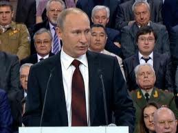 ປະທານາທິບໍດີ V.Putin ຮັບໄຊຊະນະໃນການ ເລືອກຕັ້ງປະທານາທິບໍດີ ລັດເຊຍ