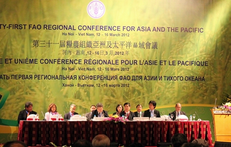 ກອງປະຊຸມ FAO 31 ພາກພື້ນອາຊີ - ປາເຊຟິກ: ເພີ່ມທະວີການຄ້ຳປະກັນ ດ້ານສະບຽງອາຫານ