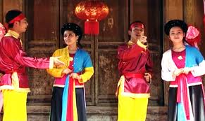 ການສະແດງຂັບ Xoan ບູຮານຢູ່ແຂວງ Phu Tho