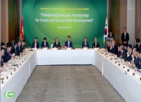 ນາຍົກລັດຖະມົນຕີ Nguyen Tan Dung ສິ້ນສຸດການຢ້ຽມຢາມ  ສເກົາຫຼີ