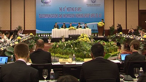 ໄຂກອງປະຊຸມຫນ່ວຍປະຕິບັດງານ     ໂທລະຄົມມະນາຄົມ APEC ຄັ້ງທີ 45