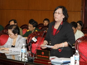 ຄະນະປະຈຳສະພາ ແຫ່ງຊາດ ຕິດຕາມ ກວດກາການປະຕິ ບັດນະໂຍບາຍ ກ່ຽວກັບຜູ້ມີຄຸນ ງາມຄວາມດີ