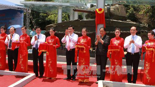 ເປີດ​ສະຫຼອງກິດຈະກຳ​ໂຄງ​ຫຼັງ​ຄາ​ປົກ​ຄຸມ ​ເຂດ​ປູສະ​ນີຍະສະ​ຖານ​ Dien Bien Phu