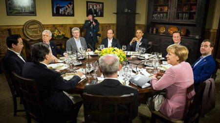 ກອງປະຊຸມ G8 ດ້ວຍຂໍ້ລິເລີ່ມຮັບປະກັນ ດ້ານສະບຽງອາຫານຢູ່ອາຟະລິກາໃຕ້